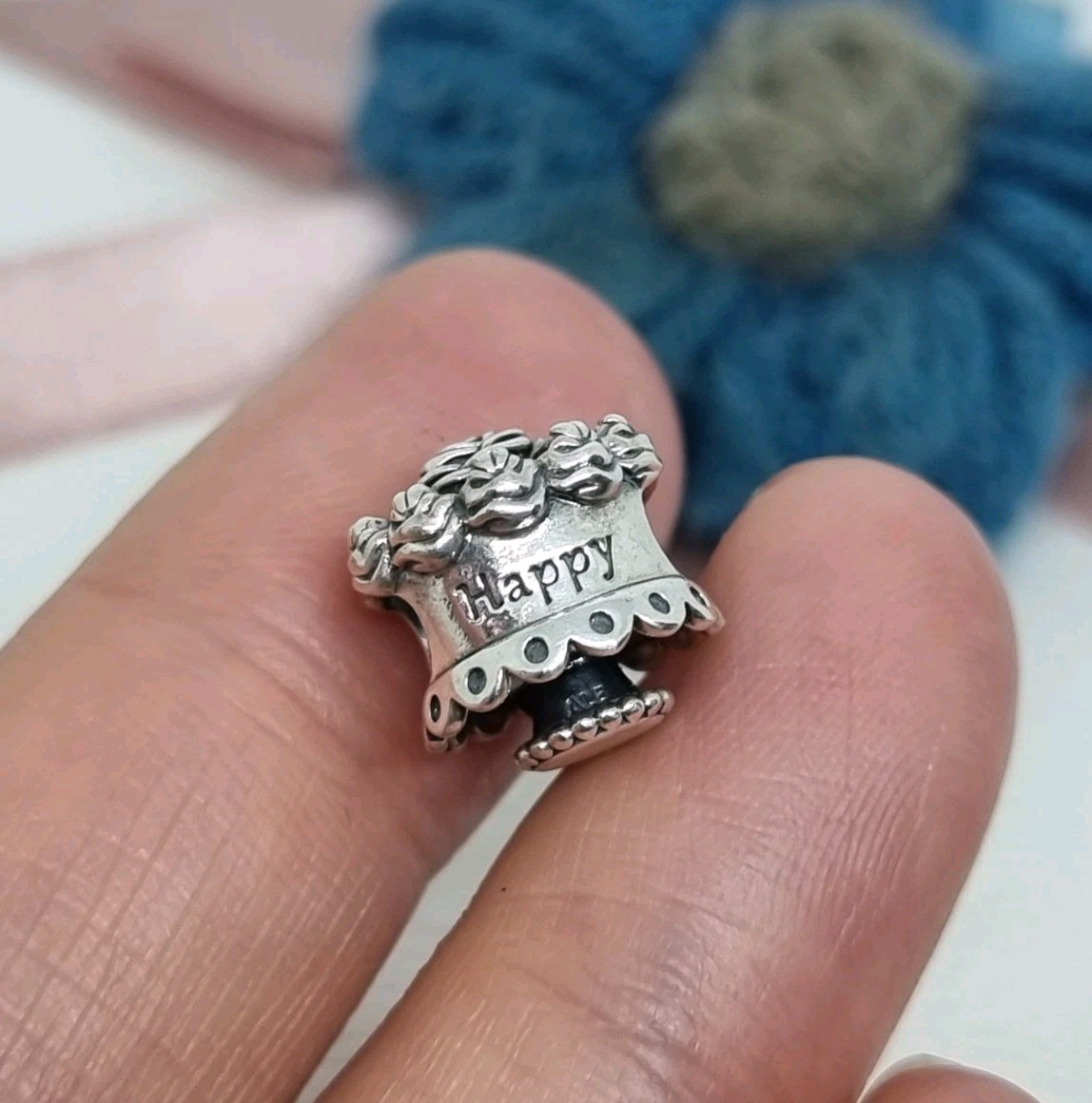 NEW Genuine Pandora Happy Birthday Cake Charm 💕 S925 ALE UK