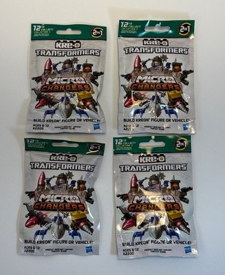 4 KRE-O Transformers Micro Changers Figures Collection Series 3 NEW Sealed 2015