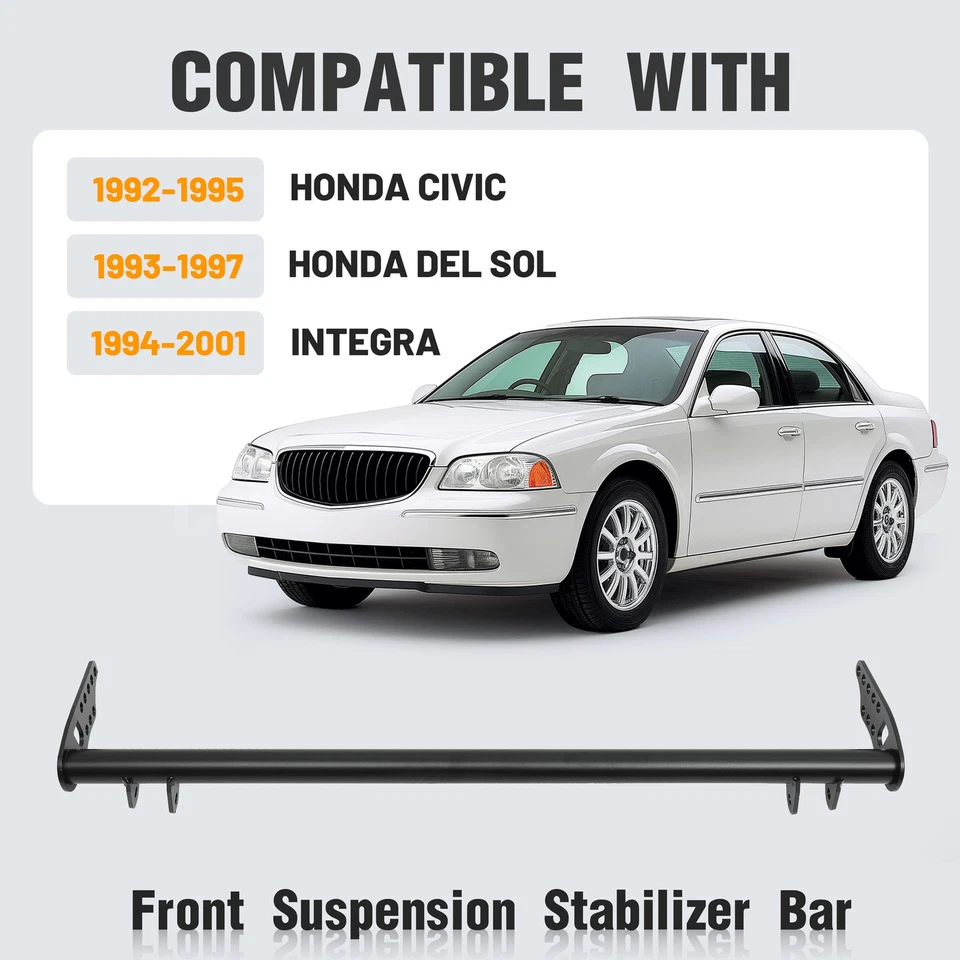 Barra de tração dianteira para B16 B18 B20 92-00 Honda Civic EK EG 94-01 Acura Integra - Imagem 4 de 4