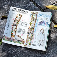 B&auml;nder Blumenleiter Pfirsich-PET Dekorative Klebstoffe Aufkleber Zubeh&ouml;r