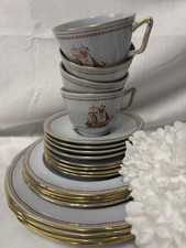 (20 Pcs) Spode OvenToTable TRADE WINDS Red Go...