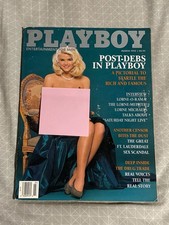 Playboy Magazine March 1992 Anna Nicole Smith Cover