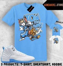 Shirt Match AJ 12 Melo 2025 Sneaker Matching Sneakerhead Cat And Mouse T-Shirt