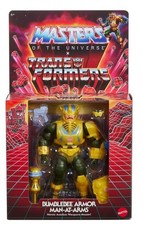 Masters Universe Transformers Bumblebee Armor Man-At-Arms Figure Shield Mattel