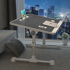 Folding Laptop Table Bed Tray Notebook Stand Adjustable Height & Tilt desktop