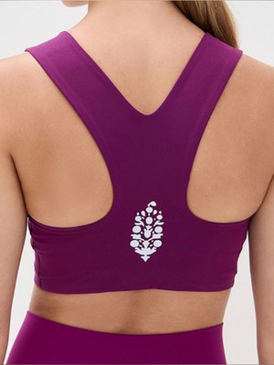 FP Movement Women's Win Win Sports Bra Size XS Mulberry NWT