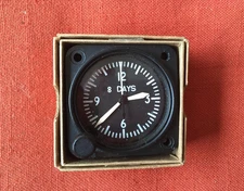 COOL CLOCK! TYPE A-11 WALTHAM MFG. OVERHAULED BY BENDIX AVIREX OF CANADA