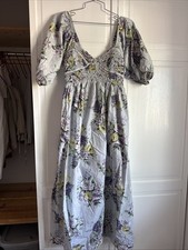 ASOS Women's Floral Maxi Dress Cotton 4