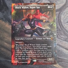 Black Widow, Super Spy [Borderless Foil] #364 Prices | Magic