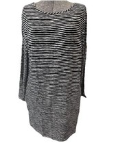 Gap Women’s Dress Size Large Long Sleeve-cotton/rayon-with Pockets-shift Dress