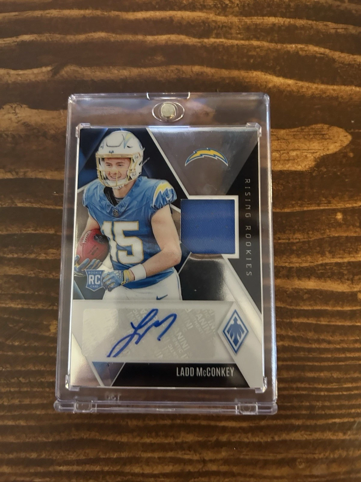 Ladd McConkey Panini Phoenix Rising Rookie Autographs Jersey #RRAJLMY Jersey Number