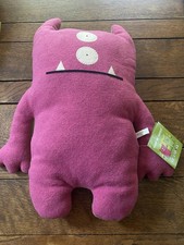 XL UglyDoll 22  in Bop N  Beep Plush Pink  Green Double Sided, 2005, With Tag