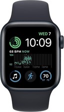 Apple Watch SE 2nd Gen  GPS, 40mm - Midnight Aluminum Case with Midnight Band