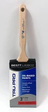 Bestt Liebco Paintbrush Black China Bristle Oil-Based 3 in Trim 75 mm