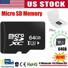✅High Speed Micro SD Card Ultra Memory Card 64GB -Support Wholesale lot Fast NEW