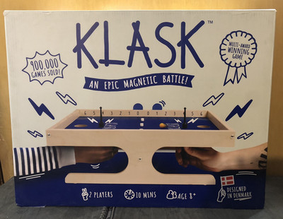 New Klask WOOD Board Game An Epic Magnetic 2 player Battle 8 and Up