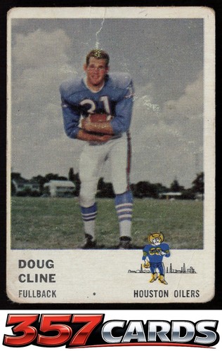 Doug Cline #169 1961 Fleer card