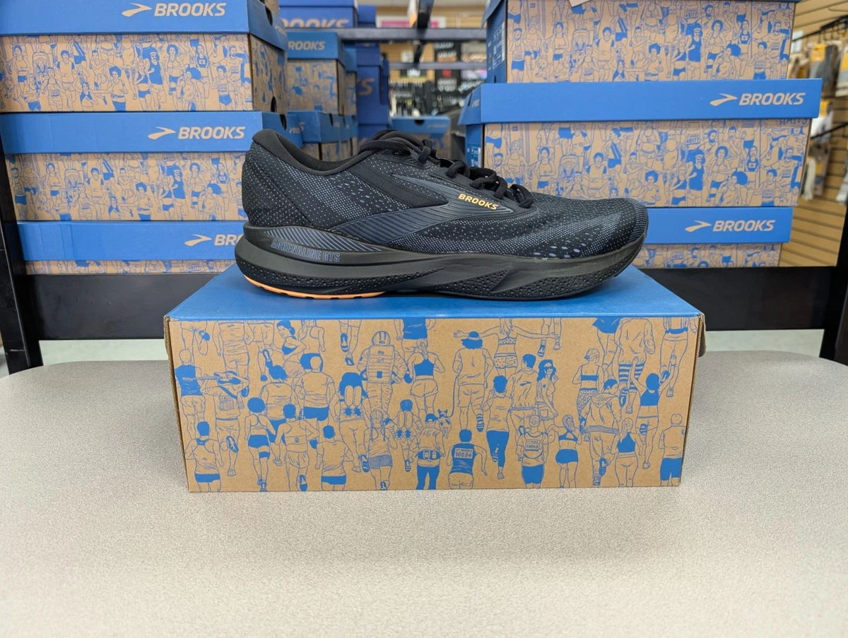 Brooks Adrenaline GTS 24 Black Country Blue Orange | eBay