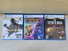 Lot of 3 PlayStation 5  Games -Spiderman, Ghost,Ratchet and Clank.