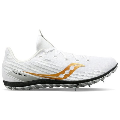 Women's Saucony Havok XC 3, White, 7 B Medium US