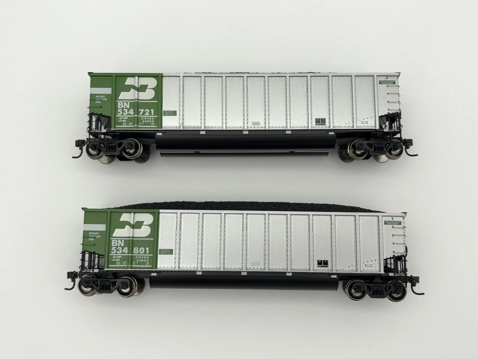 Athearn - HO - BN Burlington Northern - BethGon Coalporter 5 pack - Train 93089 - Image 4 of 4