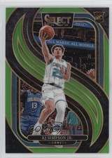 2024 Panini Select Premier Level Neon Green Prizm 31/75 KJ Simpson Jr #193 1tb7