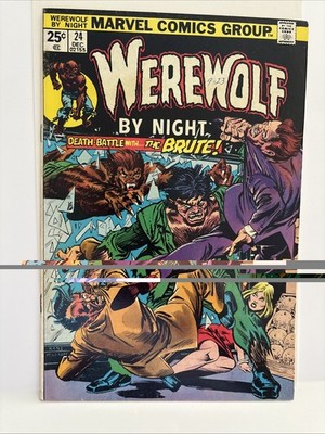 Werewolf by Night #24 (Marvel Comics December 1974) GOOD