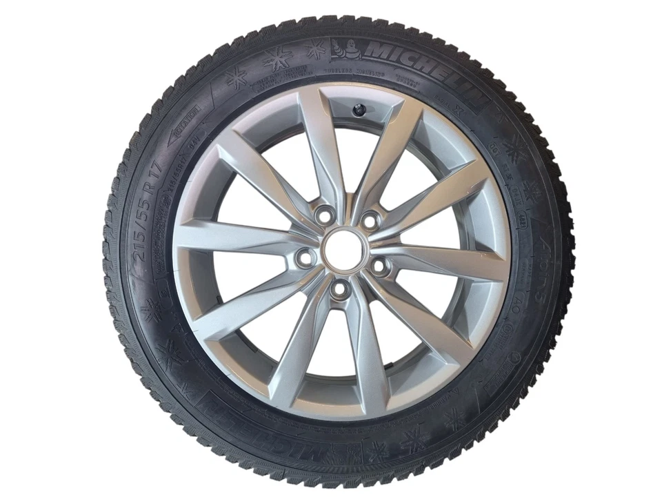 Original VW T-Roc TROC Dijon Winter Felgen 215 55 17 Zoll Michelin Winterräder - Bild 3 von 4