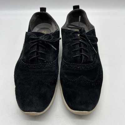 Cole Han Zero Grand Sneakers Women's 8.5 B Black Suede Casual