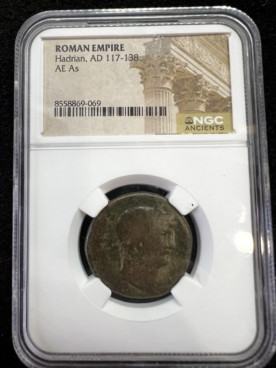 Hadrian NGC Certified Roman Imperial Coins 27 BC-476 AD for sale