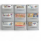 9x Nintendo Super Famicom Japanese Edition Game Cartridges Mario Wario Bulk Lot
