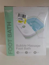Equate Toe Touch Control Bubble Massage Foot Bath - New - Read
