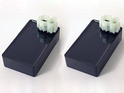 2X CDI Zentrale DZE FüR Honda XL600 V Transalp 1987-1994 Schwarz-image