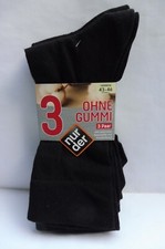 Nur der 3 Paar Herren Socken ohne Gummi Gr. 43-46 K'bund SCHWARZ GRAU BLAU BEIGE