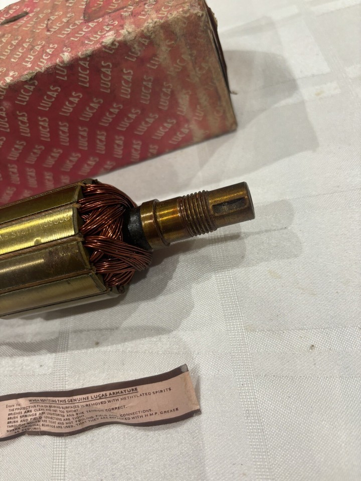 LUCAS NEW OLD STOCK 6v DYNAMO ARMATURE 200304 36W Dyno VINTAGE