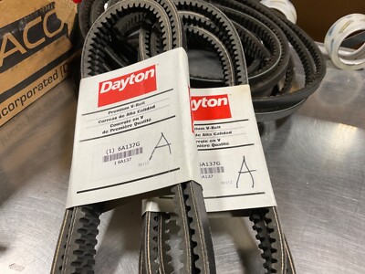 2 DAYTON 6A137G PREMIUM V-Belt BX112 NEW