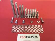 Honda CB550 K F 1974-1978 Stainless Steel Engine Covers Allen Screws Bolts