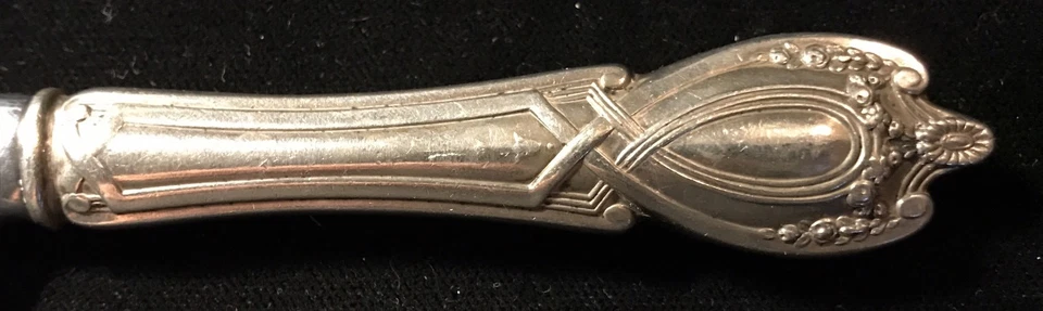 Cubiertos de plata de ley - Cuchillo de cena Lunt Monticello nuevo francés Foto 2 de 4