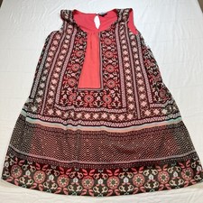 Allison Brittany Plus Women’s Boho Aztec Print Flowy Dress - Size 2X
