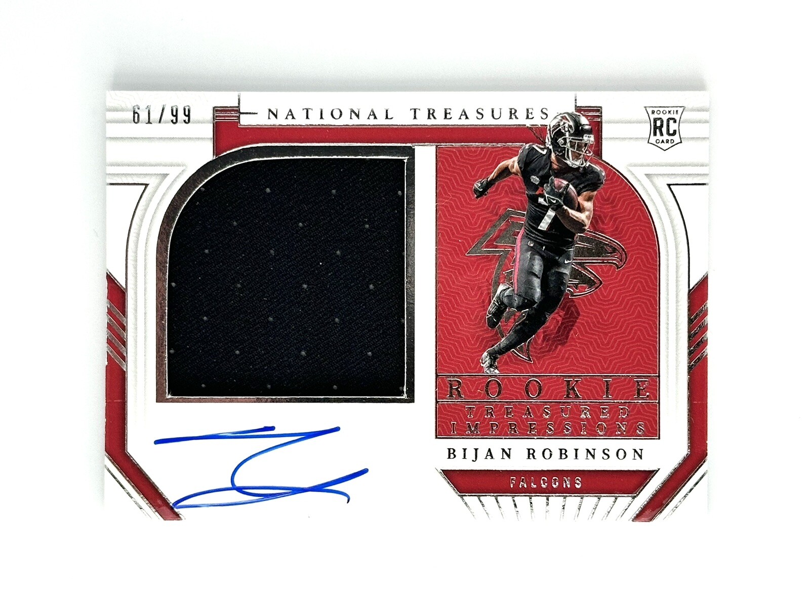 2023 Panini National Treasures Bijan Robinson Rookie Treasured Impressions /99