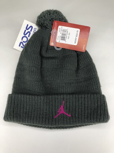 NIKE Kids Air Jordan Knit Pom Beanie 
