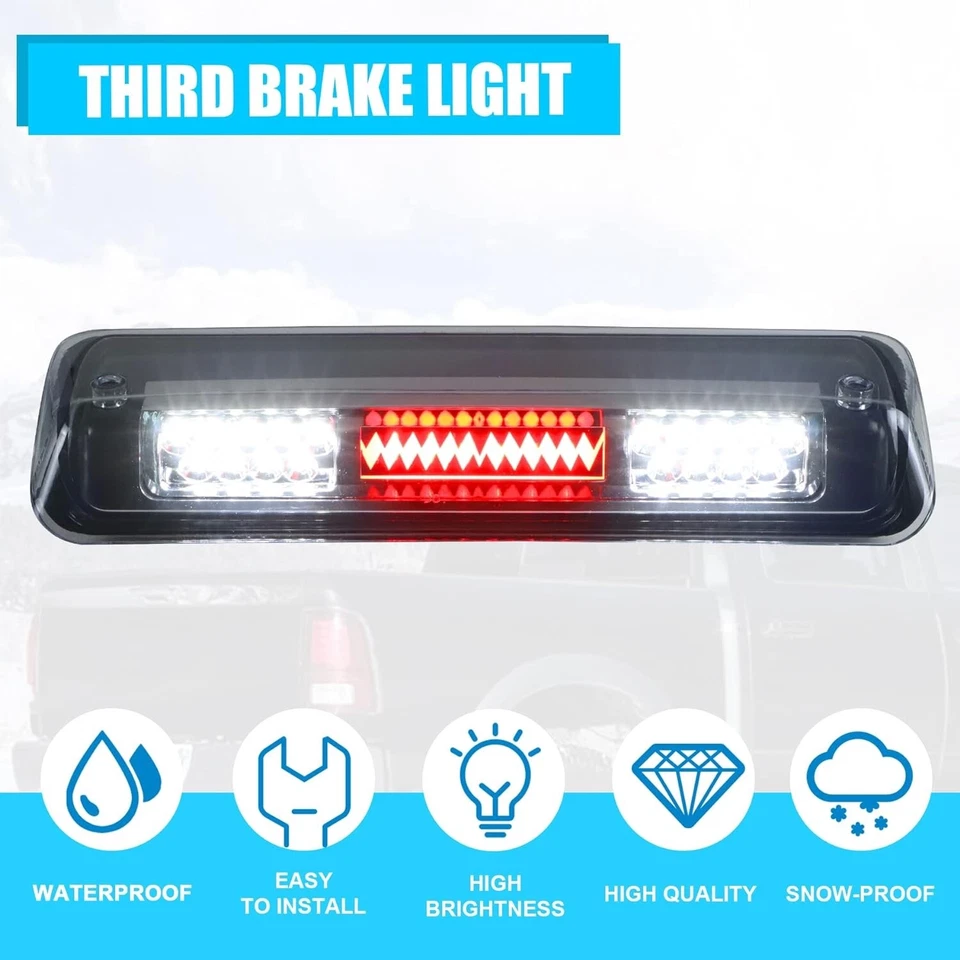 黑色 LED 第三刹车货运灯适用于 2004 - 2008 年福特 F150 / Sport Trac / Mark LT — 第 3/4 张图片