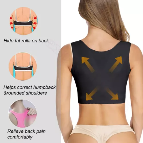 Adjustable Women Back Support Belt Posture Corrector Brace Shoulder Health Care - Picture 6 of 24