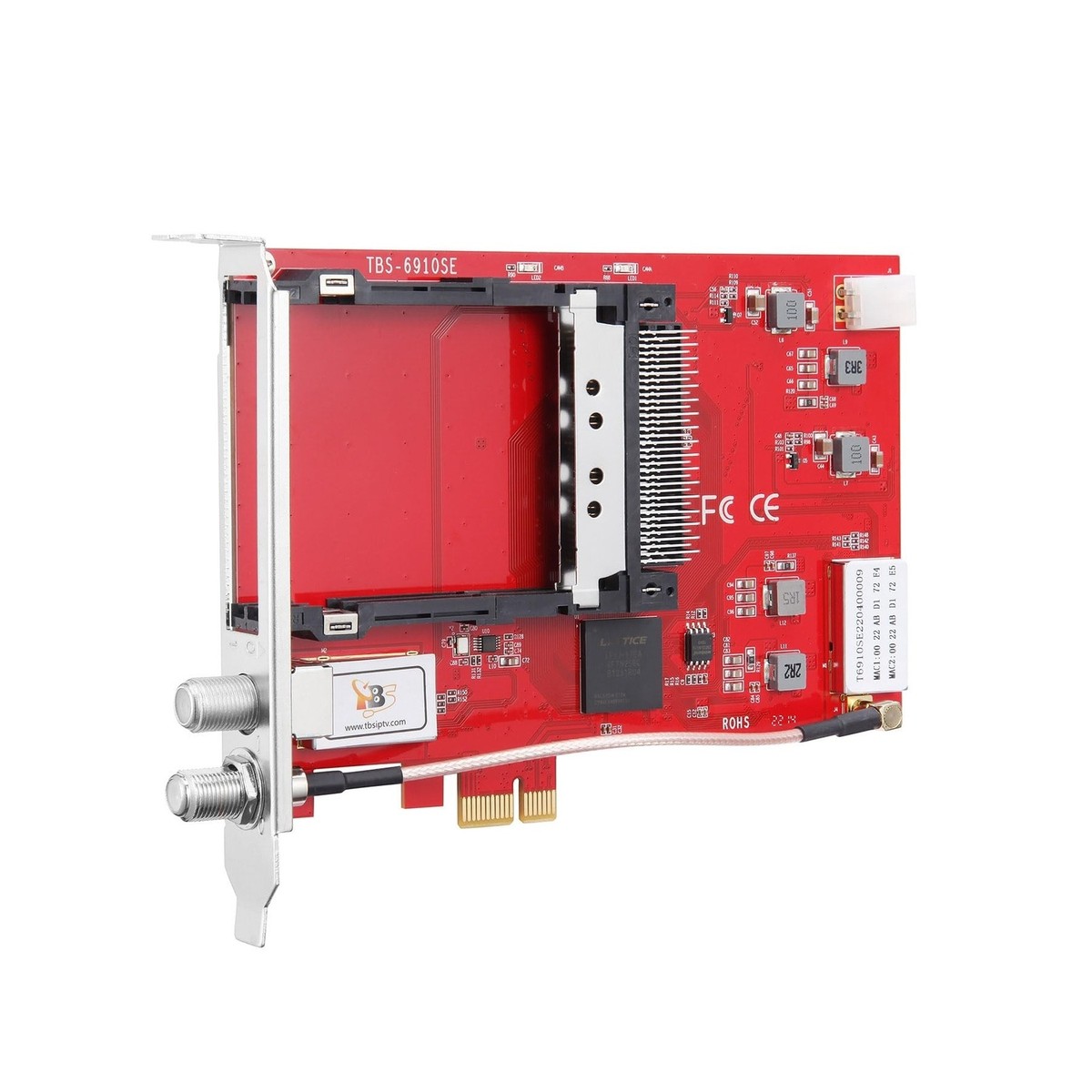 TBS6910SE DVB-S2X Dual Tuner Dual CI PCIe Card | eBay