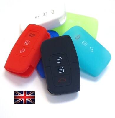 FÜR FORD FIESTA FOCUS MODEO KUGA CMAX SCHLÜSSELLOSER ZUGANG FERNBEDIENUNG SCHLÜSSELANHÄNGER COVER CASE 2