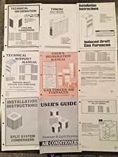 Vintage Furnace & AC User Manuals, Guides & Installation Instructions - MINT