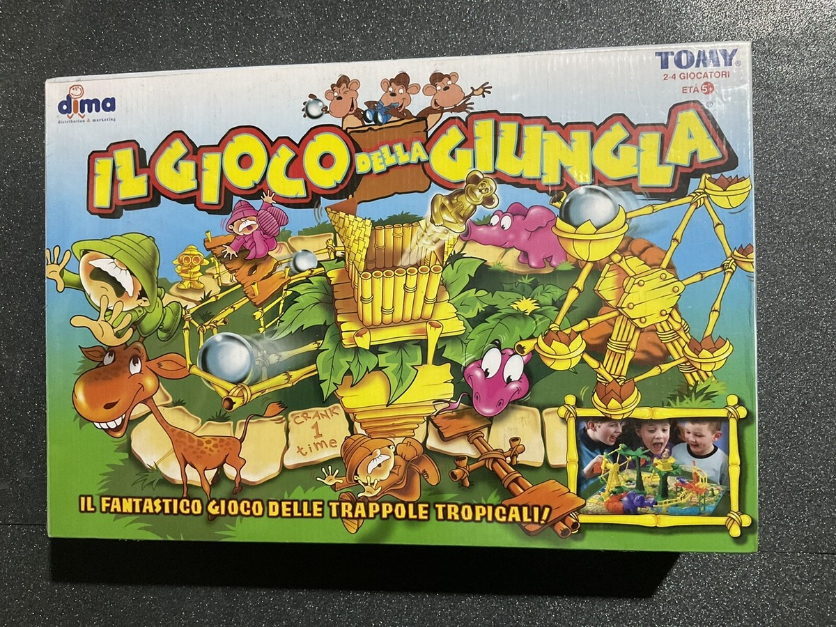 TOMY VINTAGE RUMBLE IN THE JUNGLE SCREWBALL SCRAMBLE TRICKY TRAPS