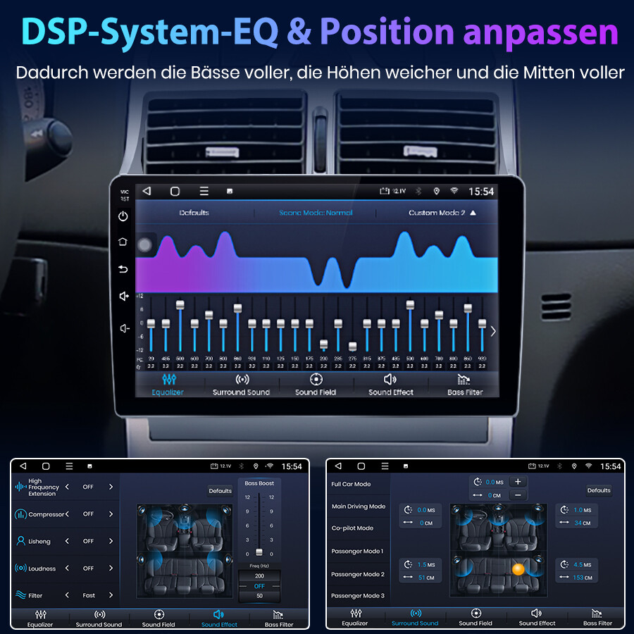 Android Auto-Navi Für Peugeot 307 (2002-2013) – 10,1 Zoll, Bluetooth, WLAN