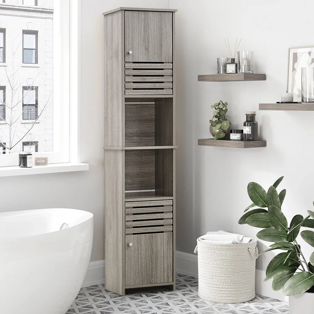 Narrow corner bathroom cabinet deals