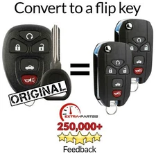 2 For 2006 2007 Chevrolet Monte Carlo Keyless Entry Remote Car Fob Flip Key